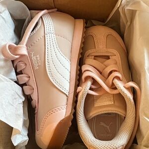 Puma Roma Light Pink Sneakers kids 9C